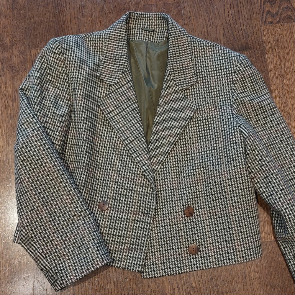 Dorothy Perkins Black and White Houndstooth Blazer